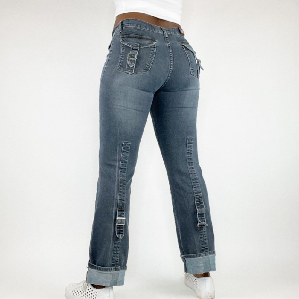 Y2K Buckle Jeans
